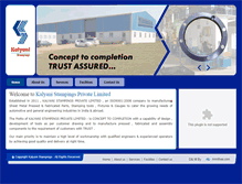 Tablet Screenshot of kalyanistampings.com